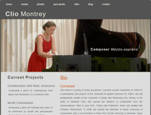 Tablet Screenshot of cliomontrey.com